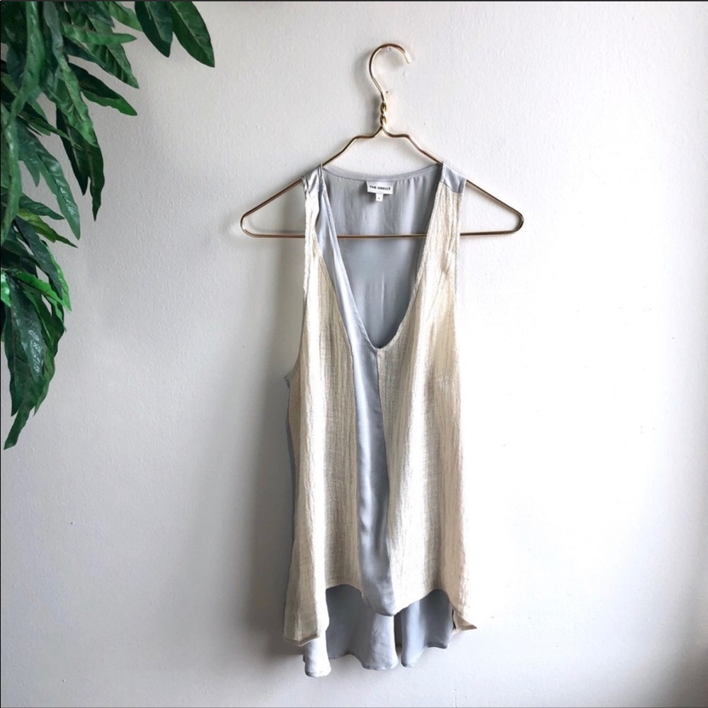 SOLD! Anthropologie • The Odell’s Silk/Linen Tank. - Picture 2 of 6